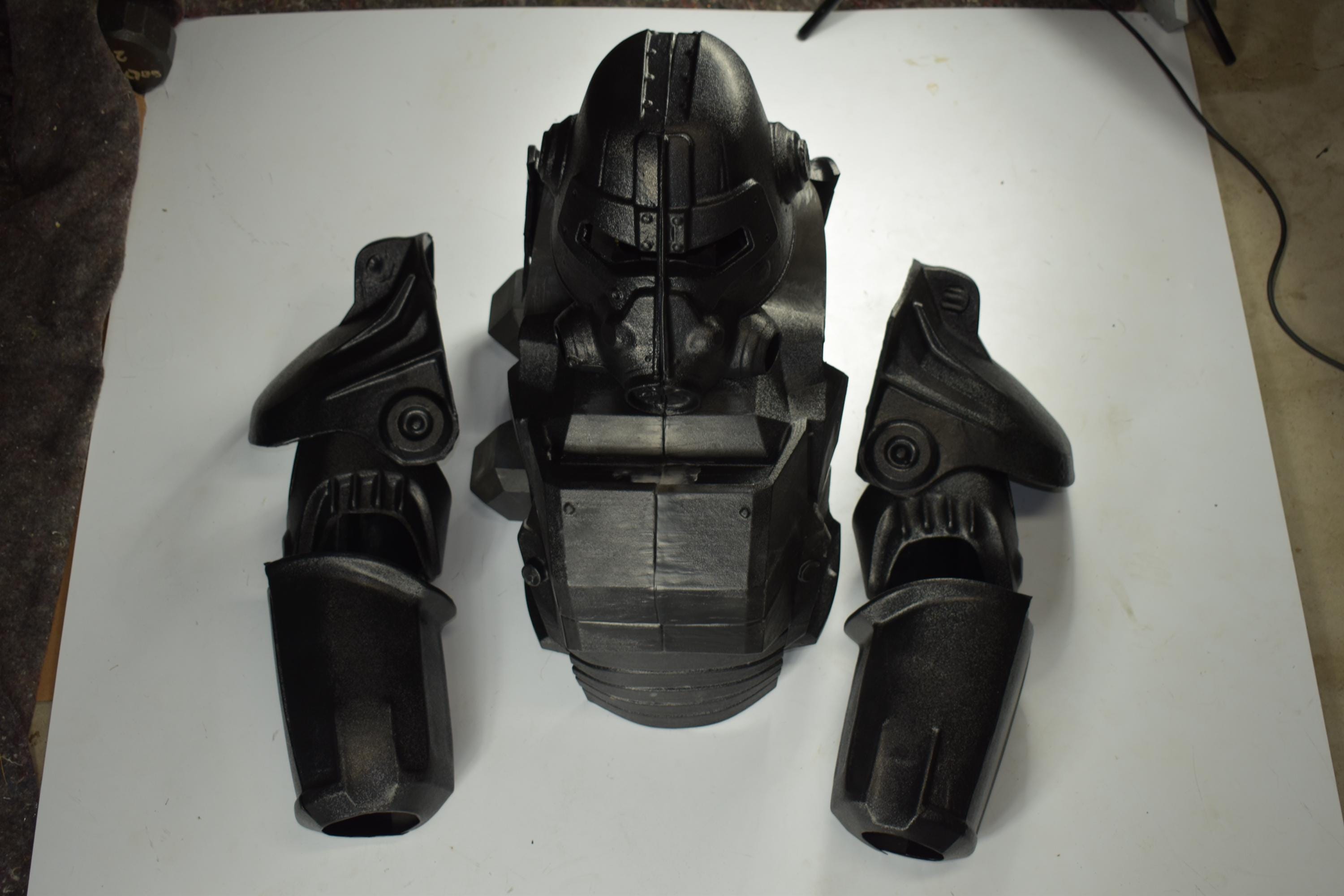 Custom T-45 Power Armor Chest & Arm Assembly  Fallout-Inspired Cosplay Build (No Helmet Included)