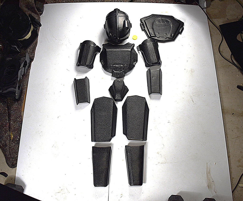 Combat Armor Full Set - Raw DIY Fallout Armor Kit - Unassembled - Vacuum Formed