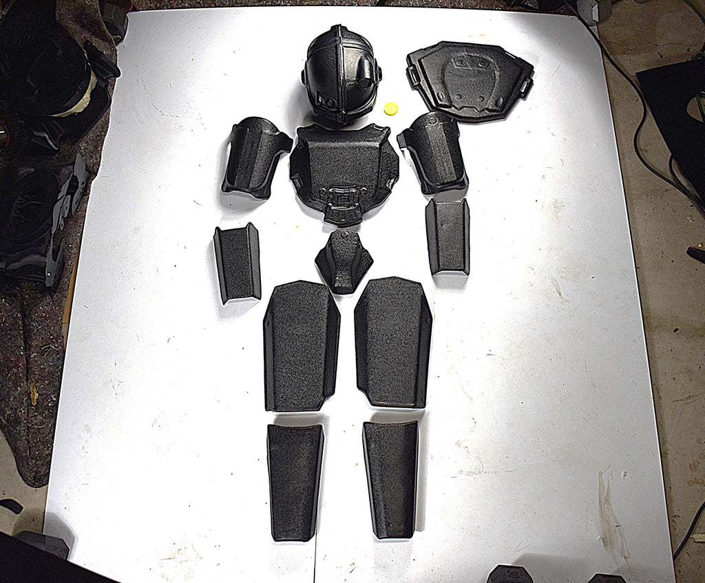 Combat Armor Custom Set - Raw DIY Fallout Armor Kit - Unassembled - Vacuum Formed