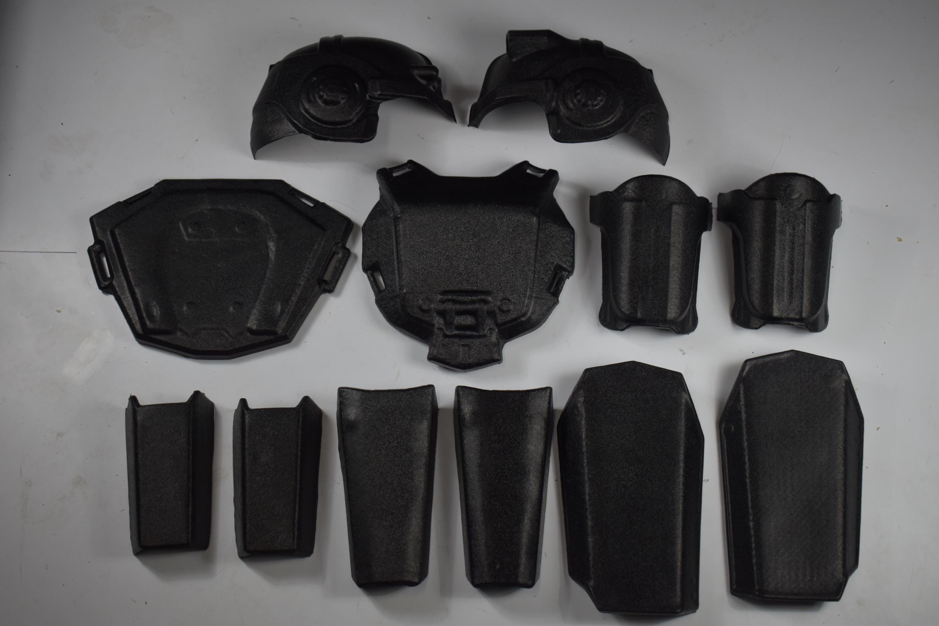 Combat Armor Custom Set - Raw DIY Fallout Armor Kit - Unassembled - Vacuum Formed