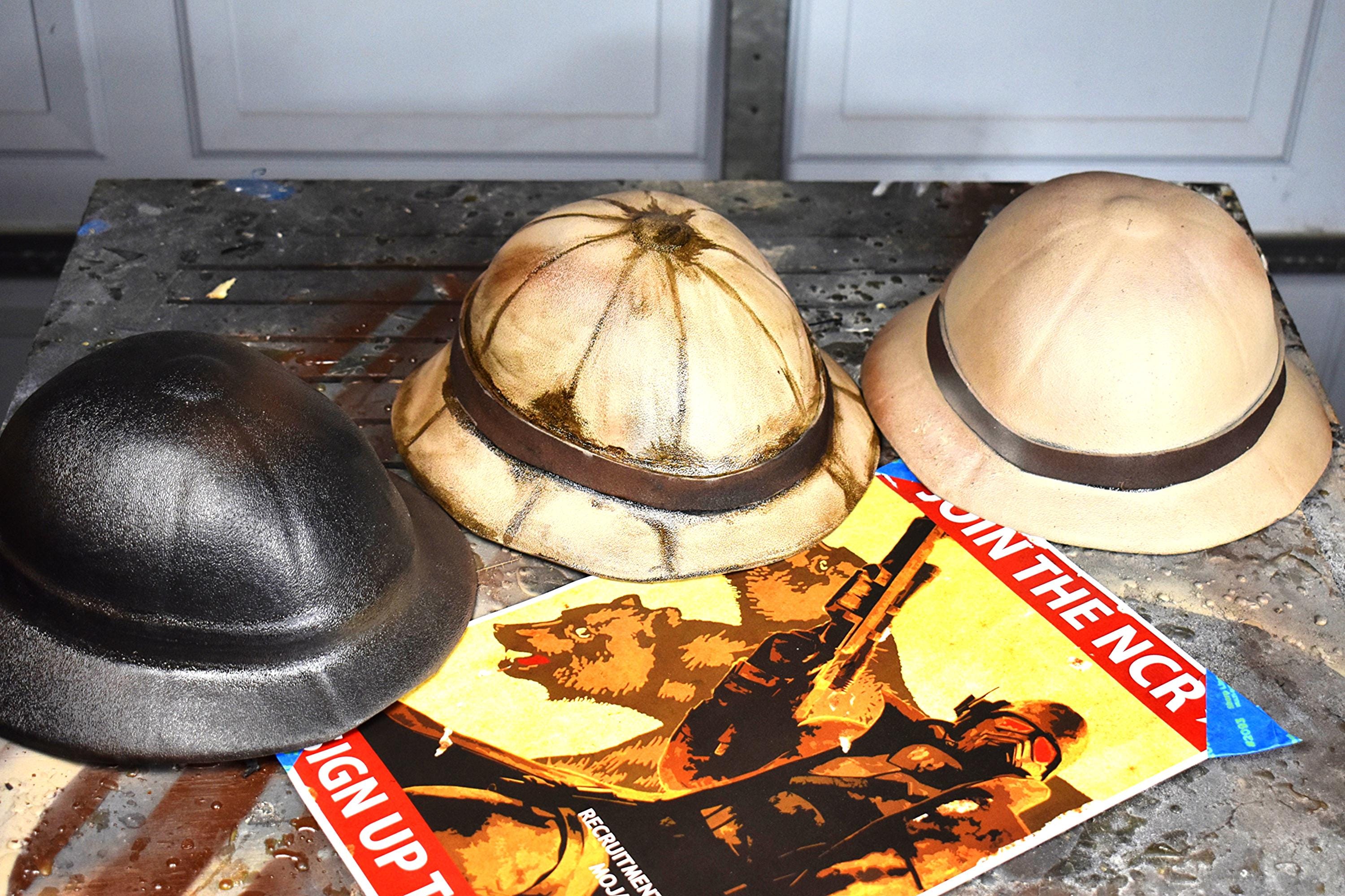 NCR Trooper Helmet V2 FO New Vegas Authentic Cosplay Shell | Thermoformed ABS | DIY