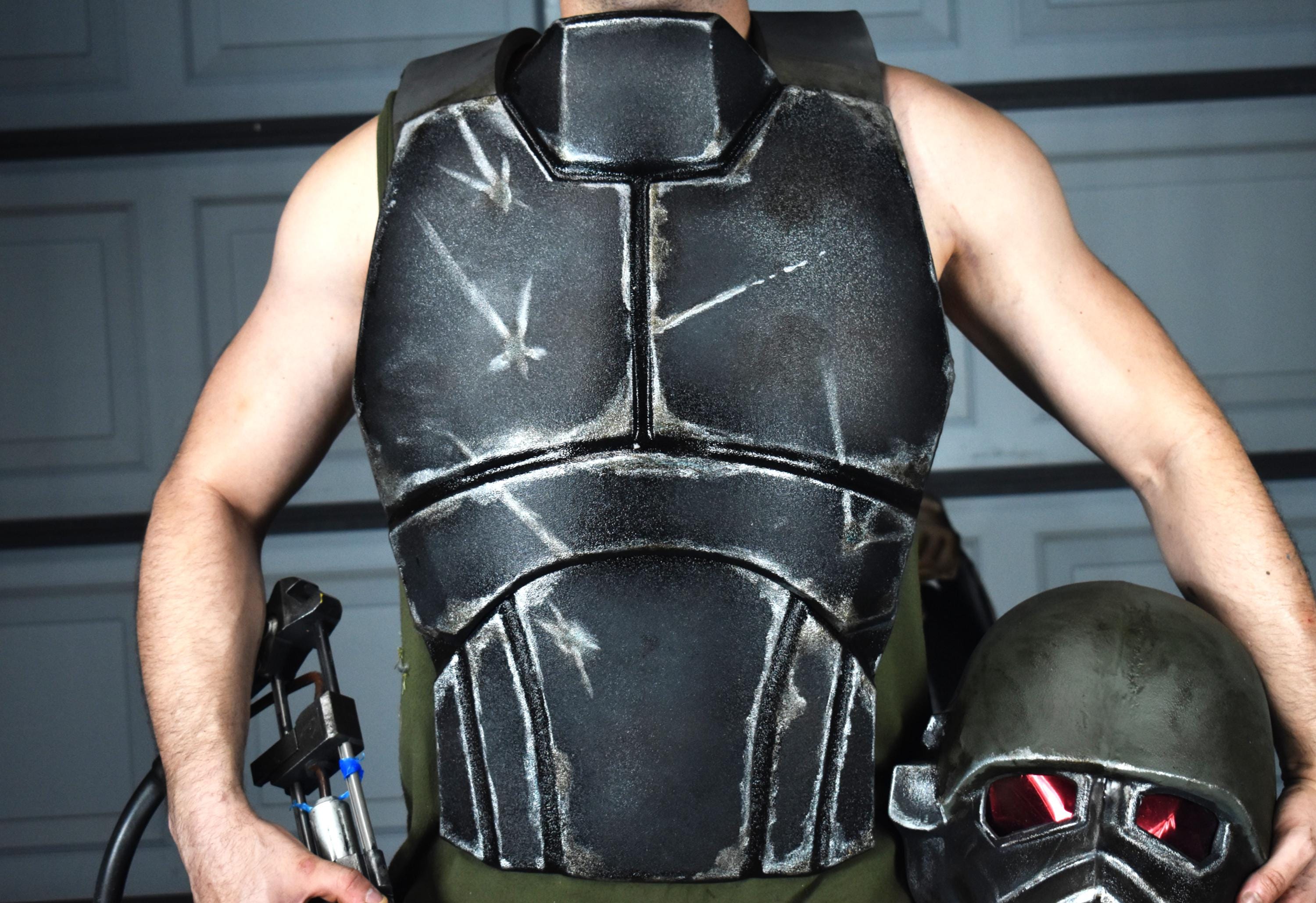 NCR Veteran Ranger Chest Plate Armor  Fallout Cosplay DIY Kit (Unassembled, 2-Part) | Thermoformed ABS Shell