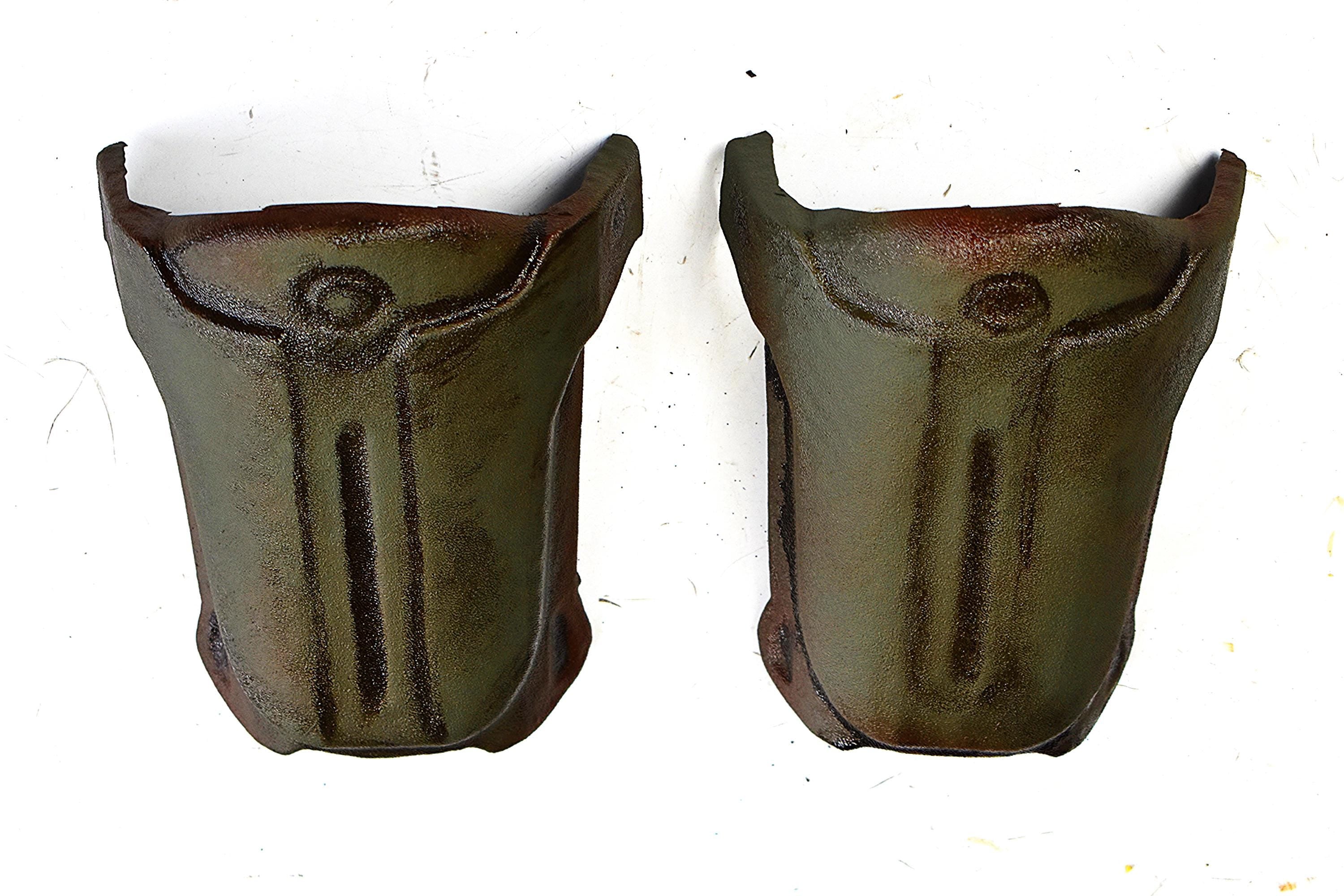 Fallout Combat Armor Shoulder Plates  DIY Cosplay Kit (Unassembled) | Vacuum-Formed ABS  Raw, Olive, or Weathered