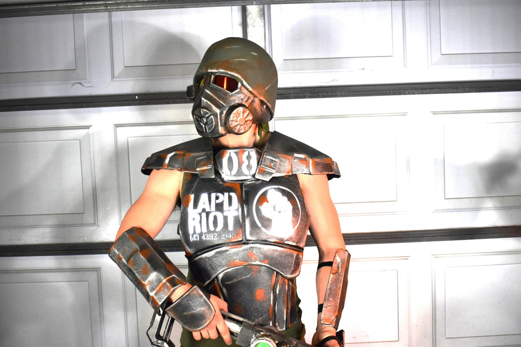 NCR Veteran Ranger Shoulder Armor (Left + Right)  Fallout DIY Cosplay Kit (Unassembled) | Vacuum-Formed ABS Riot Gear