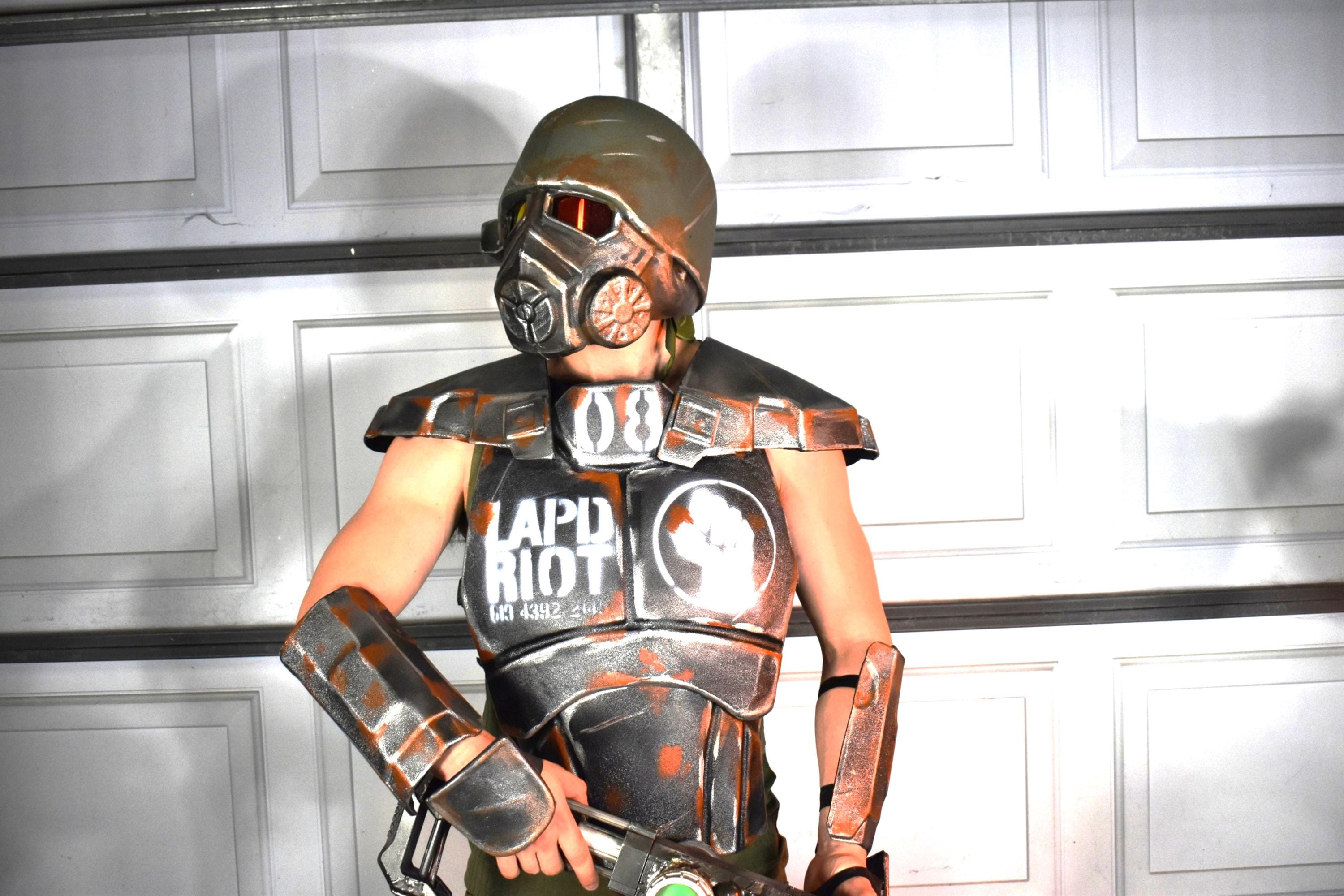NCR Veteran Ranger Shoulder Armor (Left + Right)  Fallout DIY Cosplay Kit (Unassembled) | Vacuum-Formed ABS Riot Gear