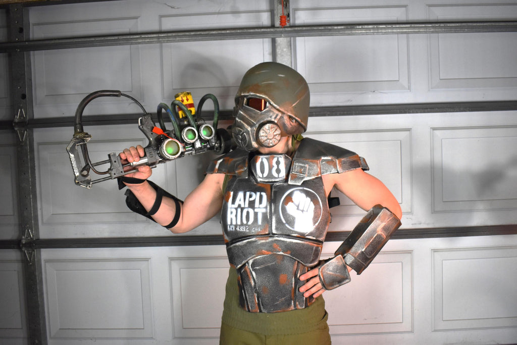 NCR Veteran Ranger Shoulder Armor (Left + Right)  Fallout DIY Cosplay Kit (Unassembled) | Vacuum-Formed ABS Riot Gear