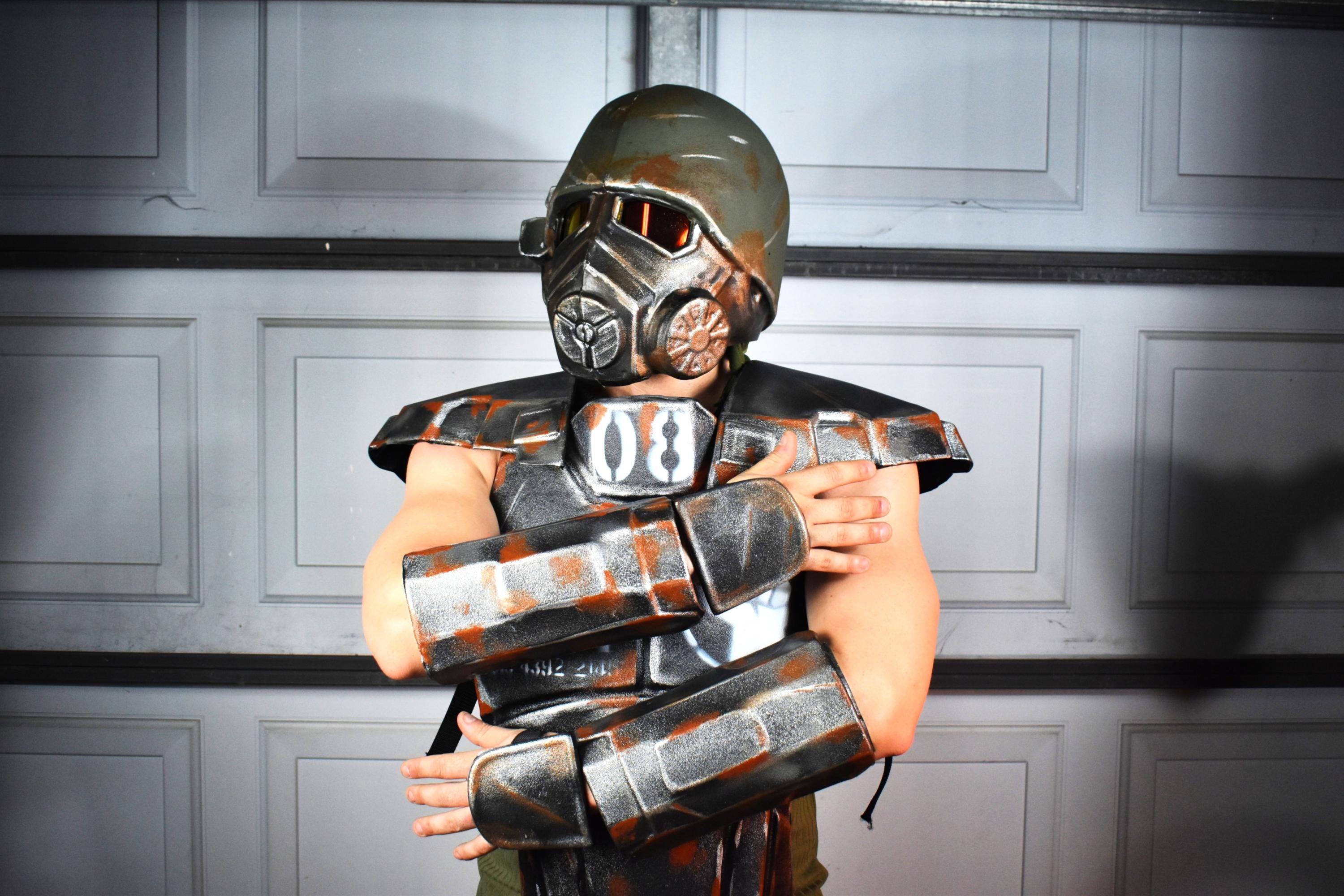 NCR Veteran Ranger Forearm & Hand Plate Kit  Fallout Cosplay DIY Armor (Unassembled) | Fully Detailed