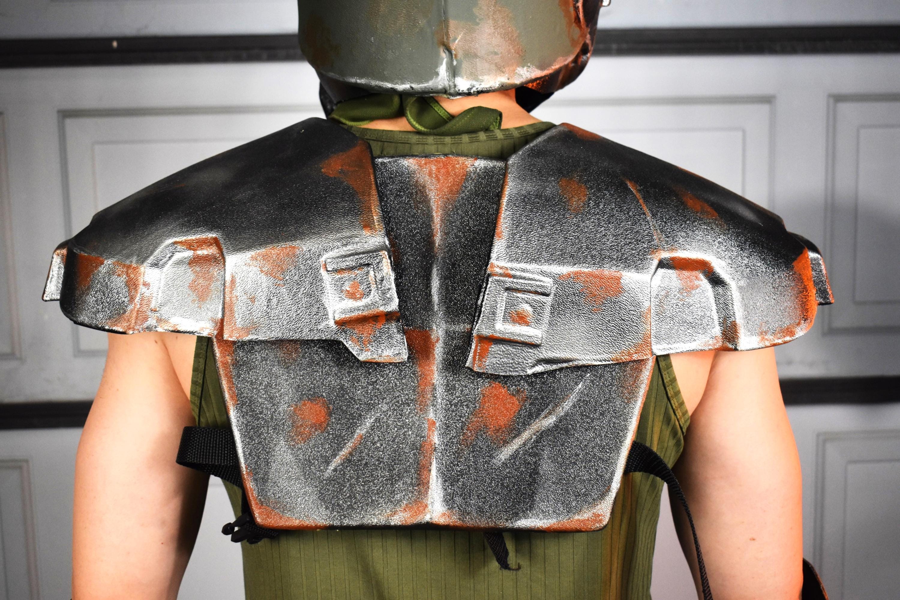 NCR Veteran Ranger Shoulder Armor (Left + Right)  Fallout DIY Cosplay Kit (Unassembled) | Vacuum-Formed ABS Riot Gear
