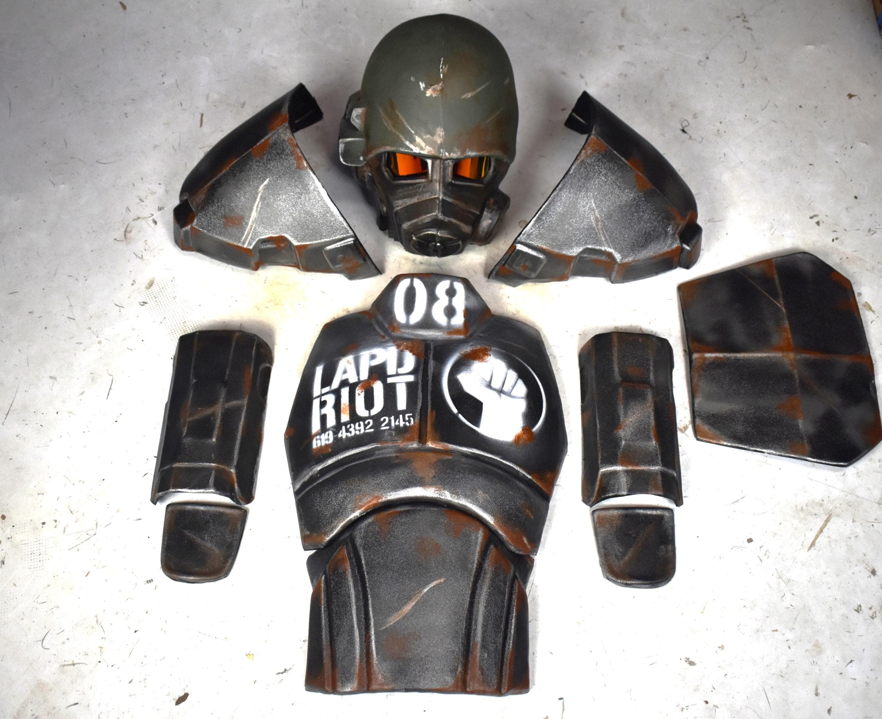 NCR Veteran Ranger Armor Kit (Unassembled)  Fallout Cosplay DIY Thermoformed ABS Set | Full Body Shells - Fully Detailed + No Paint Options