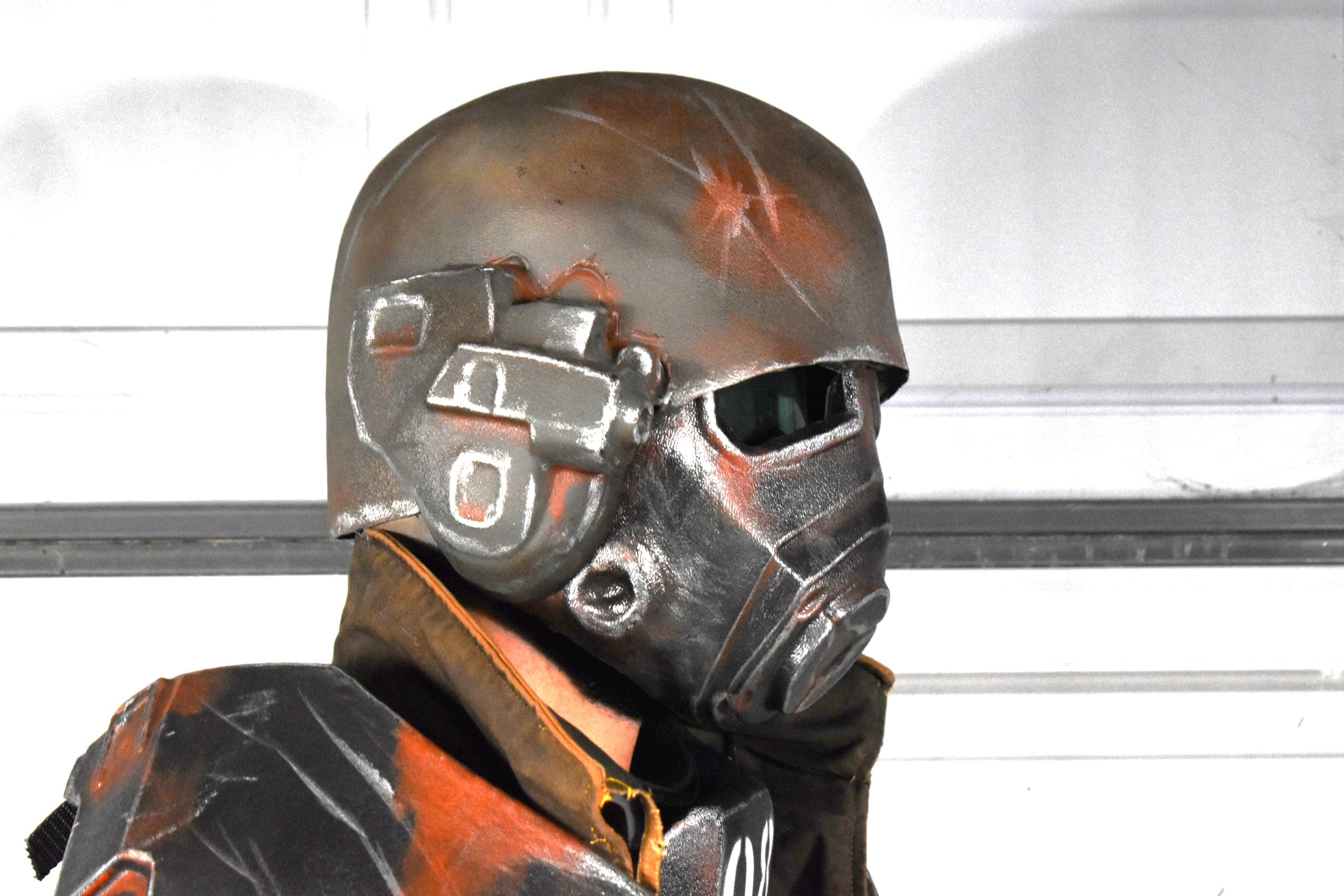 NCR Ranger Helmet Kit (Unassembled) Cosplay DIY Armor | Thermoformed ABS Shell + Lens + Foam + Mirror Film