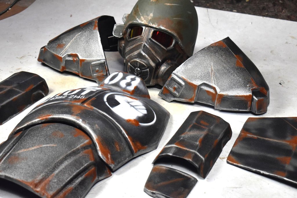NCR Veteran Ranger Armor Kit (Unassembled)  Fallout Cosplay DIY Thermoformed ABS Set | Full Body Shells - Fully Detailed + No Paint Options