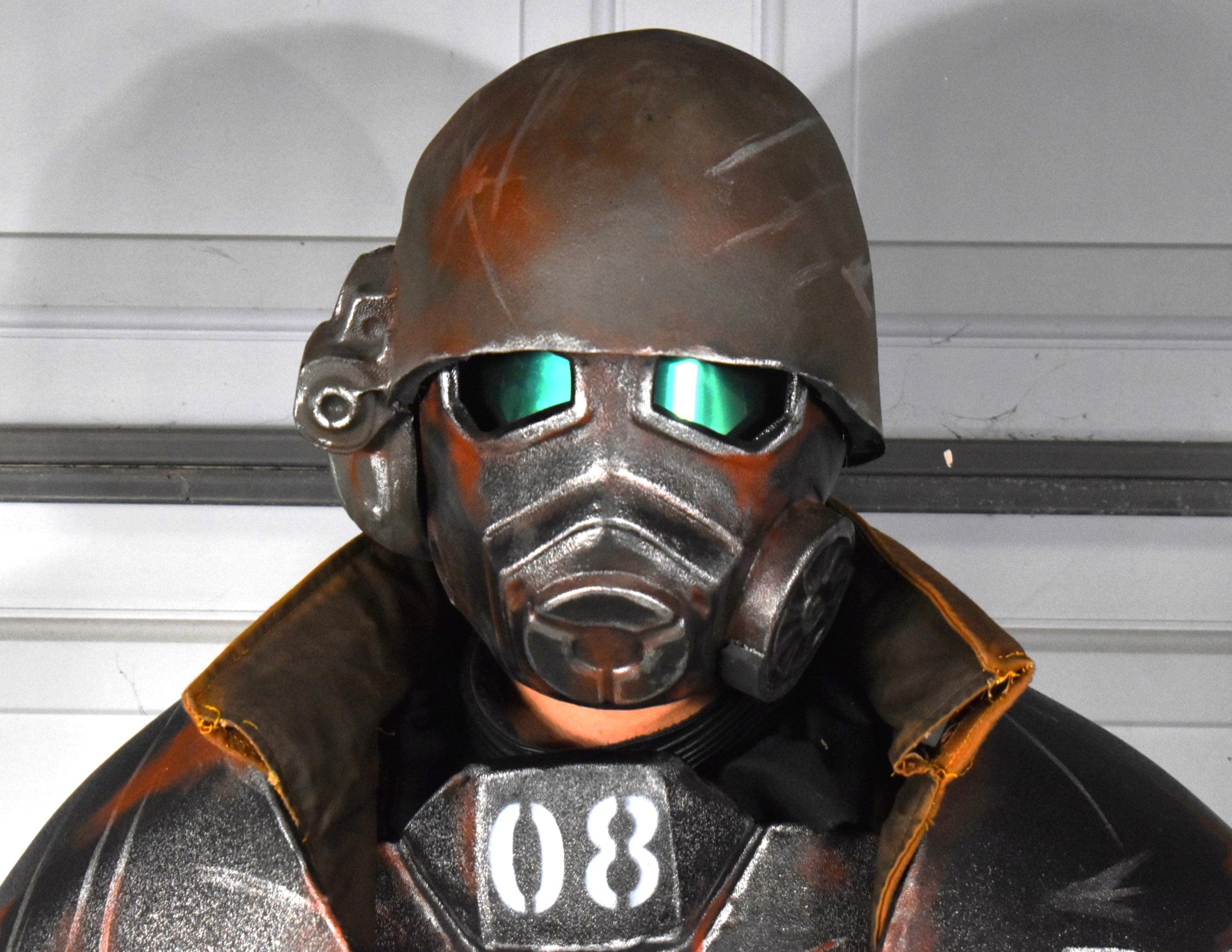 NCR Ranger Helmet Kit (Unassembled) Cosplay DIY Armor | Thermoformed ABS Shell + Lens + Foam + Mirror Film